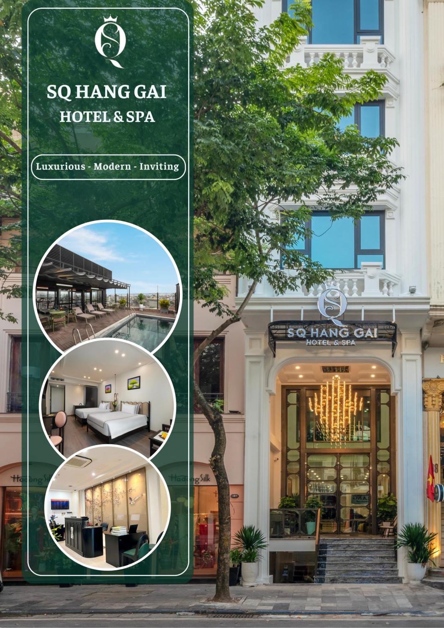 Sq Hang Gai Hotel & Spa Ханой Экстерьер фото